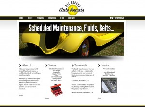 All Around Auto Repair Website